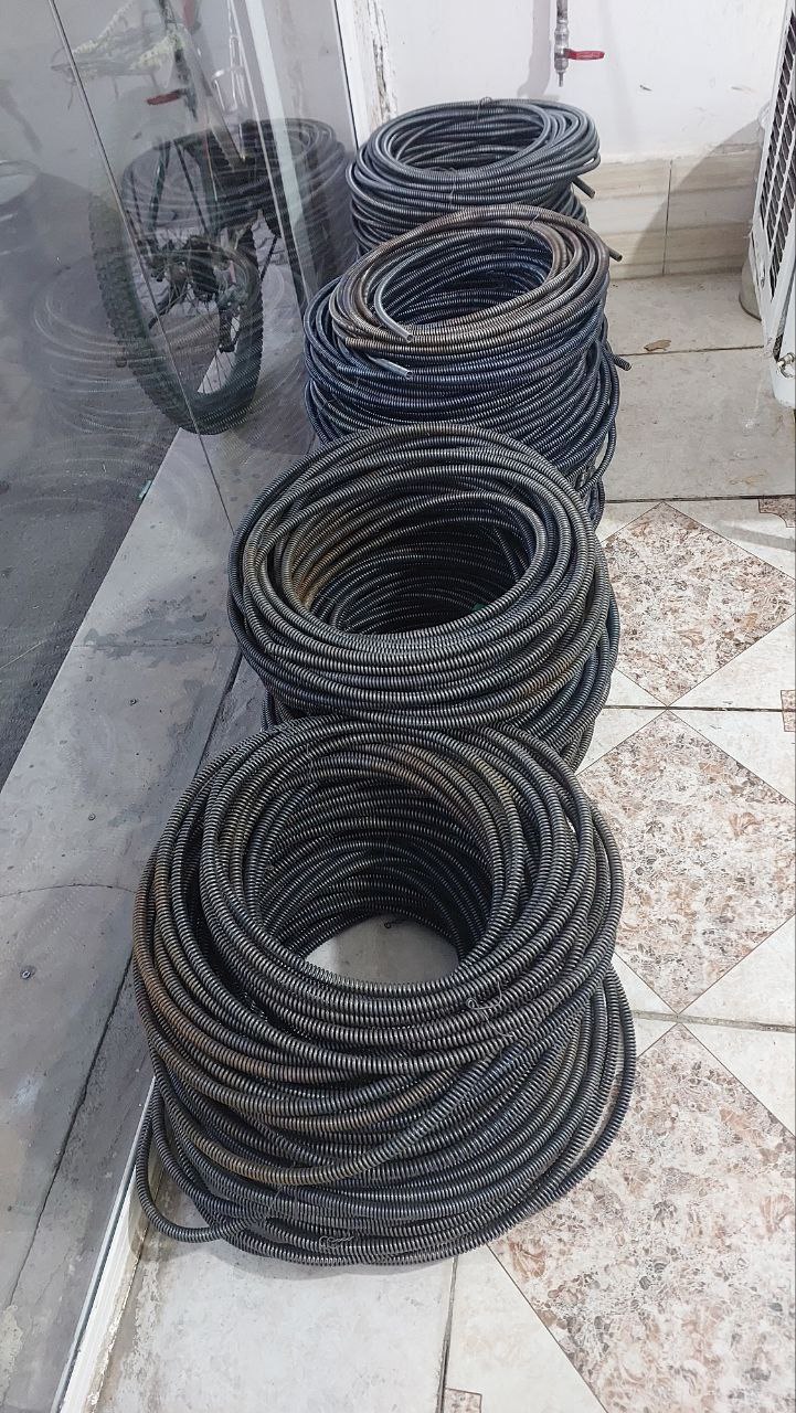 فنر لوله بازکنی خانگی ۵متر سایز۱۴ کریمی